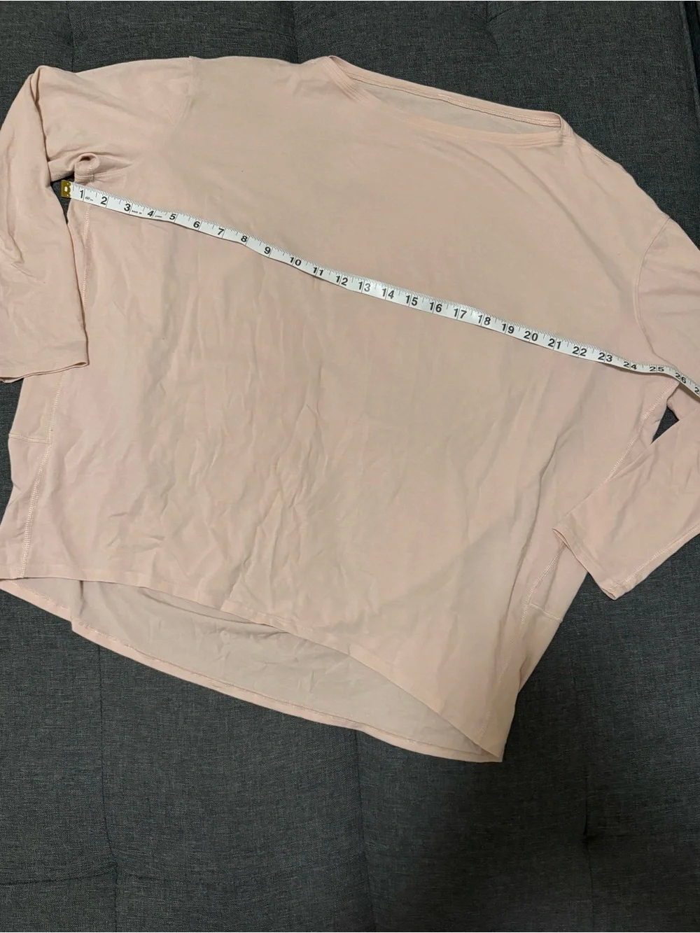 lululemon athletica Pale Pink Long Sleeve Top